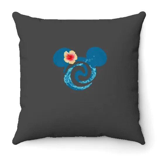 Moana Mickey Ears Throw Pillows, Disney Moana Throw Pillows