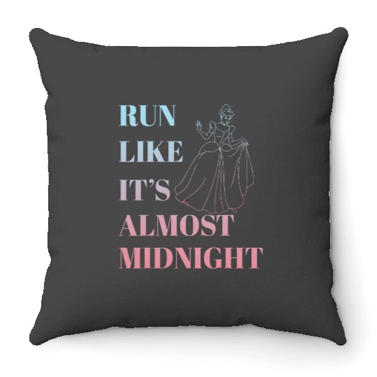Disney Cinde Run Like Midnight Ombre Throw Pillows