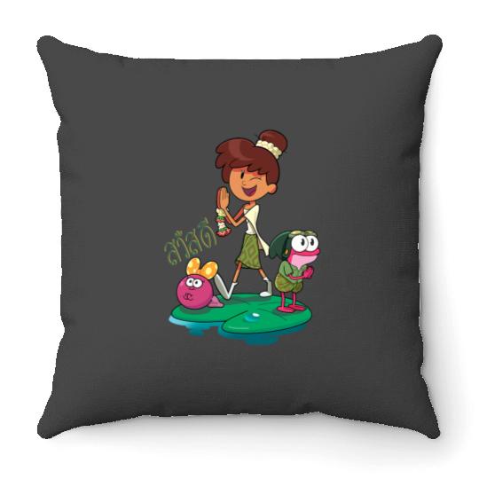Disney Channel Amphibia Exclusive Throw Pillows