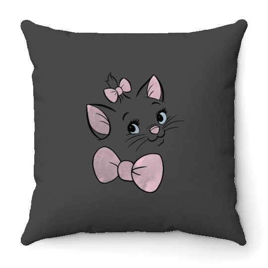 Disney The Aristocats Marie Large Face Tank Top Throw Pillows