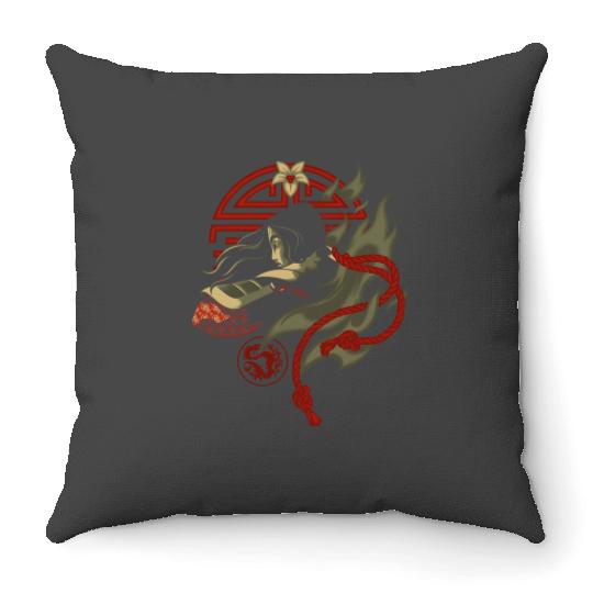 Disney Mulan Fighting Spirit Graphic Throw Pillows