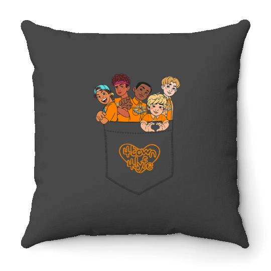 Disney Pixarss Turning Red 4Town Pocket Throw Pillows