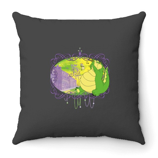 Disney The Princess and The Frog Louis and Ray Mardi Gras Throw Pillows