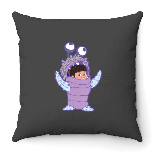Womens Disney and Pixars Monsters Inc. Boo Pink VNeck Throw Pillows
