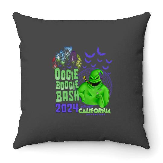 Disney California Adventure Oogie Boogie Bash 2024 Throw Pillows, Nightmare Before Christmas