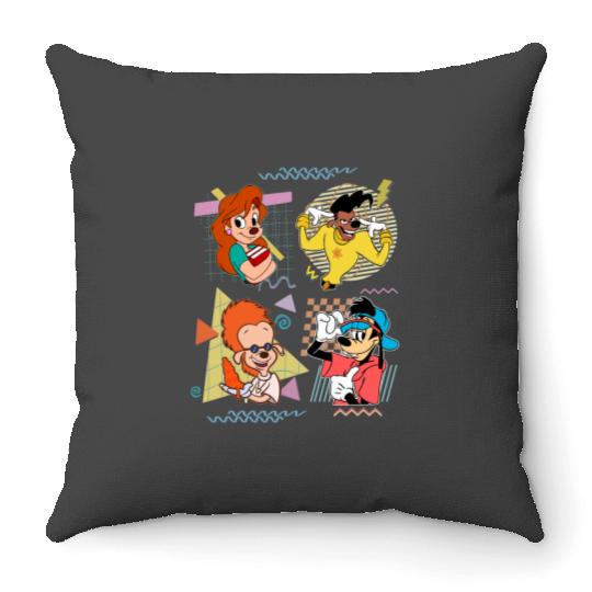 Goofy Throw Pillows, Kids Disney Throw Pillows, Vintage Goofy Movie Powerline