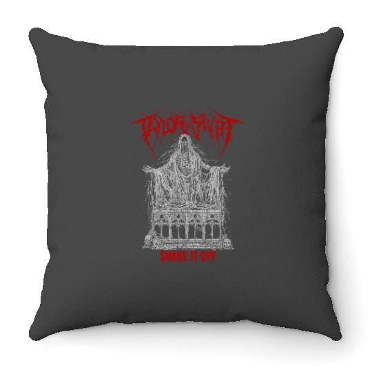 Discover Taylor - Death Metal Vintage Throw Pillows