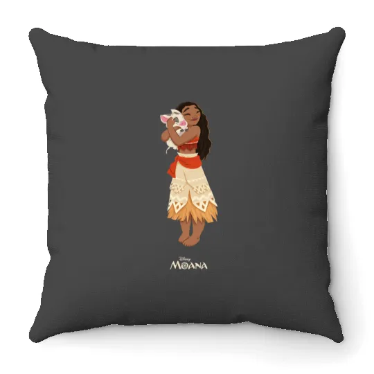 Disney Moana and Pua Throw Pillows