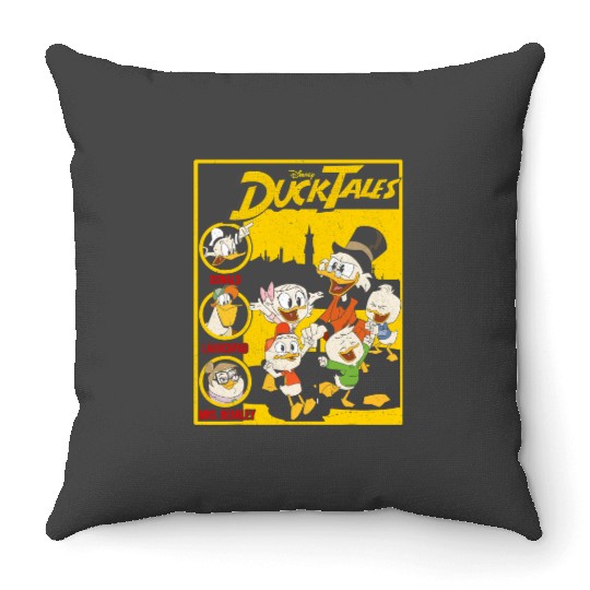 Disney DuckTales Comic Book Cover Throw Pillows