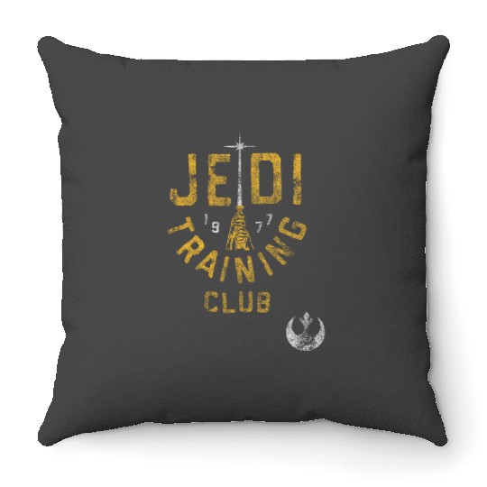 Star Warsss Jedi Training Club Distressed Rebels Disney Long Sleeve Throw Pillows
