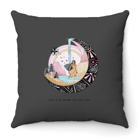 Disney Pocahontas Let The Wind Guide You Throw Pillows