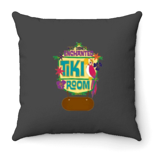 Walt Disneys Enchanted Tiki Room Throw Pillows