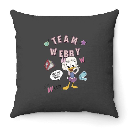 Disney DuckTales Team Webby Collage Throw Pillows