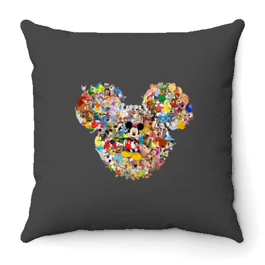 All Disney Characters, Disney Throw Pillows, Disney Trip Throw Pillows