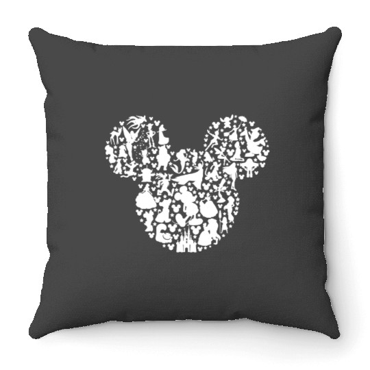 Disney Throw Pillows, Disney Ear Throw Pillows, Disney Throw Pillows for Women, Women's Unisex Disney Throw Pillows