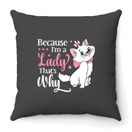 Cute Marie Aristocats Disney Throw Pillows
