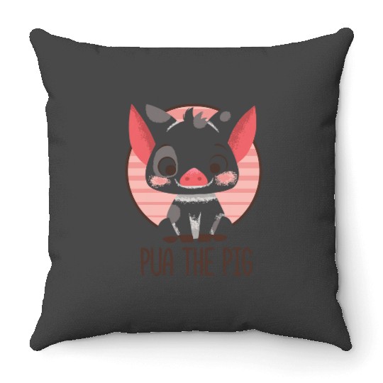 Disney Moana Pua The Pig Graphic Throw Pillows