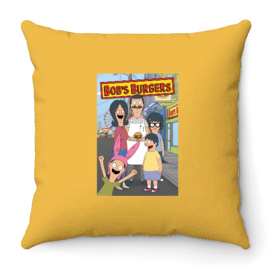 The Bobs Burgers Throw Pillows
