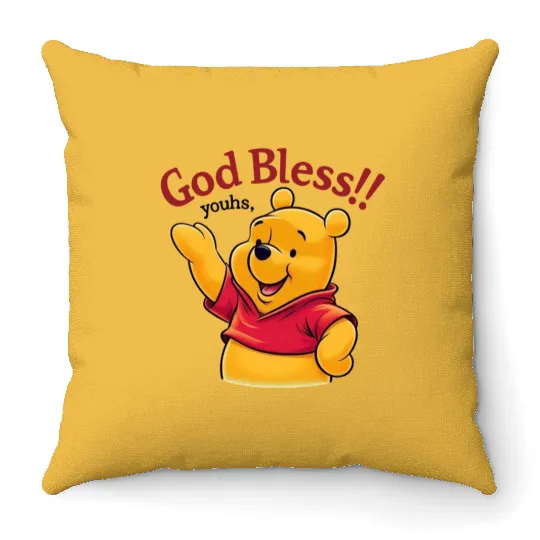 Winnie The Pooh Disney Family , Disney Christmas Winnie The Pooh , Winnie The Pooh Family Throw Pillows
