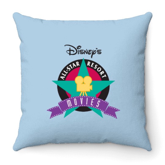 disneys all star resort movies Throw Pillows