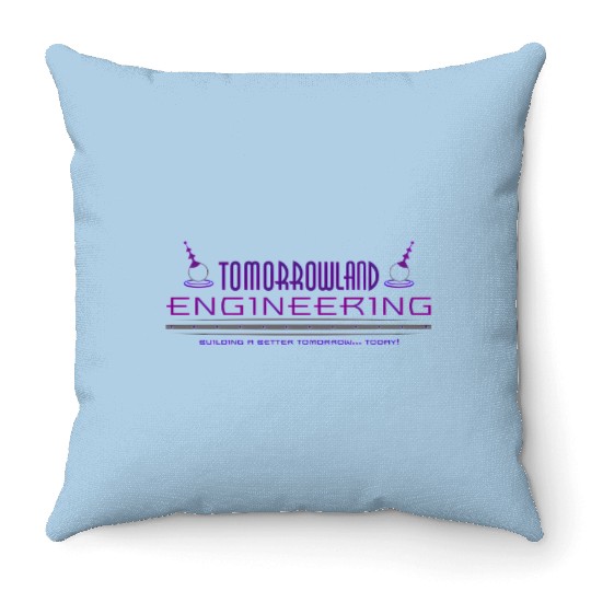 TOMORROWLAND ENGINEERING - COLOR - Disney - Throw Pillows