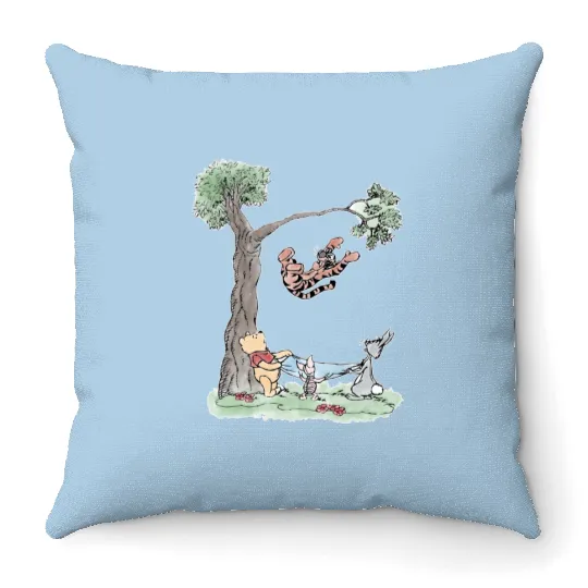 Winnie The Pooh Throw Pillows, The Pooh And Friends Throw Pillows, Disney Winnie The Pooh, Disneyland Pooh Throw Pillows
