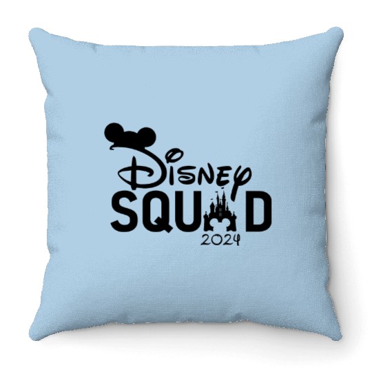 Disney Squad 2022 Throw Pillows, Mickey Ears Matching Disney Trip Throw Pillows For Kids Women Men, Disney Vacay Mode Throw Pillows, Best Day Ever, Disney World Throw Pillows