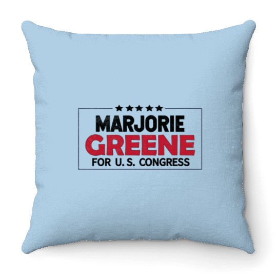 Discover Marjorie Taylor Greene 2022 Throw Pillows