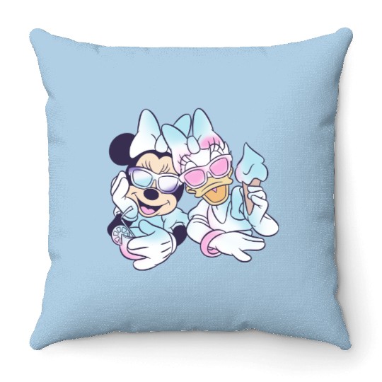 Minnie and Daisy Throw Pillows, Disney 100 Years Of Wonder Throw Pillows