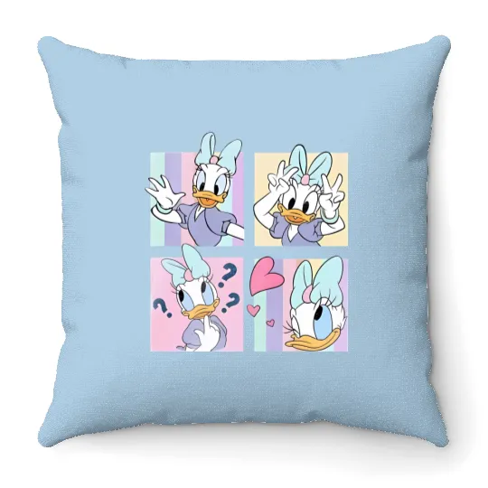 Disney Daisy Duck Throw Pillows, Disney Girls Throw Pillows
