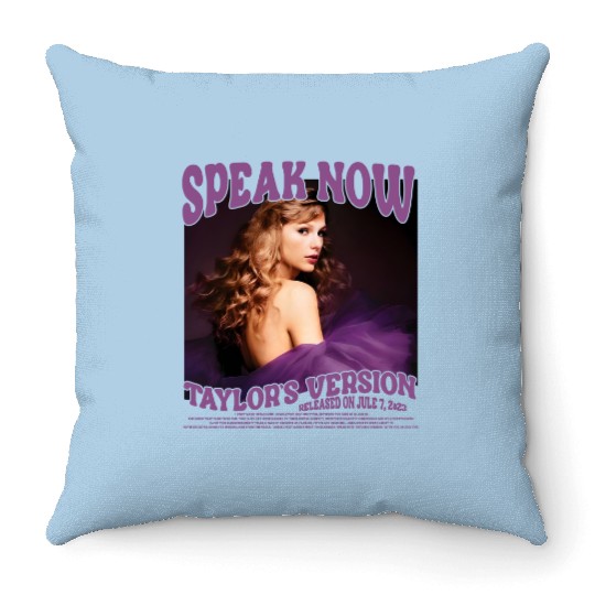 Discover Taylor The Eras Tour 2024 Throw Pillows
