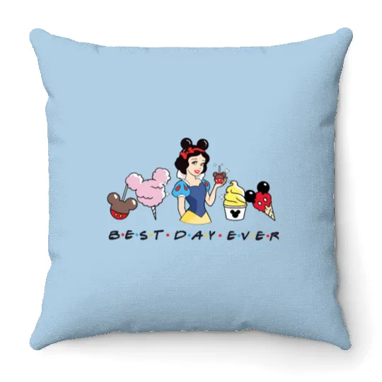 Snow White Throw Pillows, Disney Snow White, Princess Snow White Throw Pillows