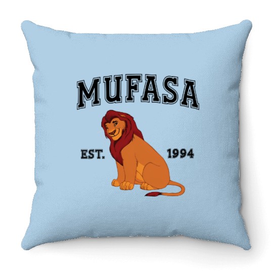Retro Disney Lion King Mufasa Throw Pillows, WDW Magic