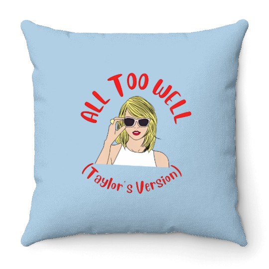 Discover Taylor  All Too Well Throw Pillows