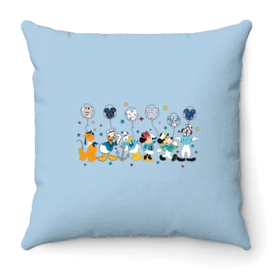 Disney Cruise Throw Pillows, Disney Cruise Line
