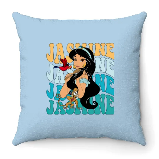 Princess Jasmine Throw Pillows,Jasmine Throw Pillows, Disney Princess Jasmine, Magic Kingdom