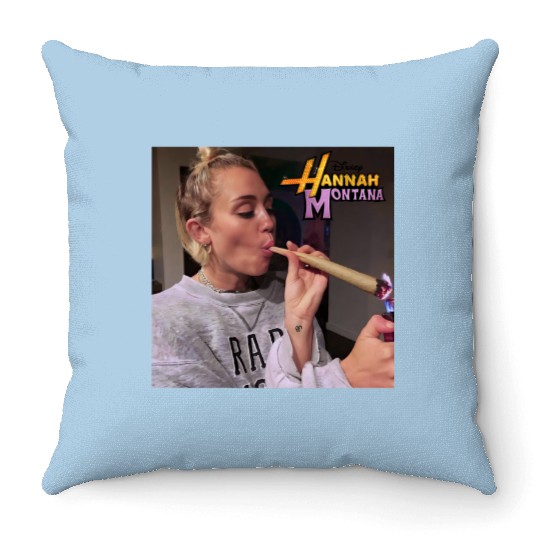 Vintage Hannah Montana Throw Pillows, Disney Hannah Montana Logo