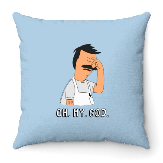 Bob's Burgers Oh My God Throw Pillows