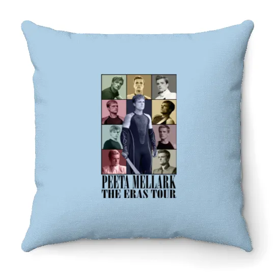Peeta Mellark Eras Tour Throw Pillows, Peeta Mellark Throw Pillows, Josh Hutcherson Throw Pillows