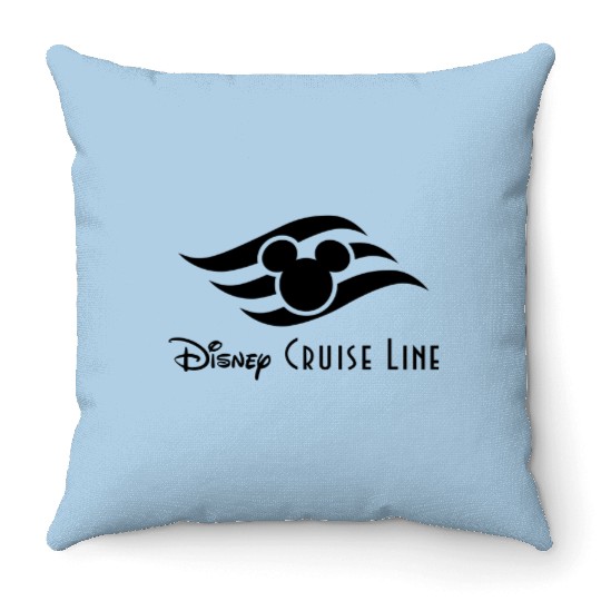 Disney Cruise Line Throw Pillows, Mickey Cruise Throw Pillows, Disney Cruise Throw Pillows