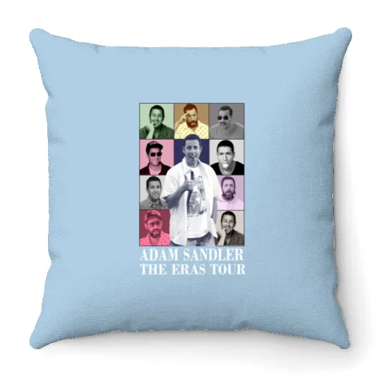 Discover Adam Sandler The Eras Tour Throw Pillows, Adam Sandler