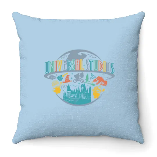 Universal Studios Throw Pillows, Universal Orlando Throw Pillows, Disney Universal Throw Pillows