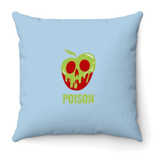 Ralph Breaks the Internet Throw Pillows, Poison Throw Pillows, Disney Princess Snow White Throw Pillows