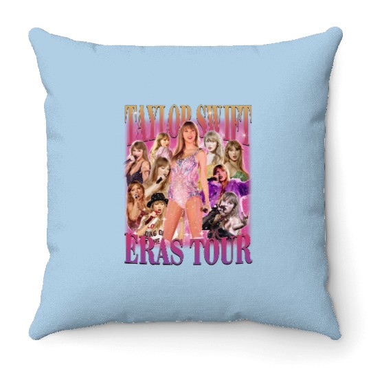 Discover Taylor 90s Vintage Throw Pillows / Throw Pillows, Taylor The Eras Tour Throw Pillows