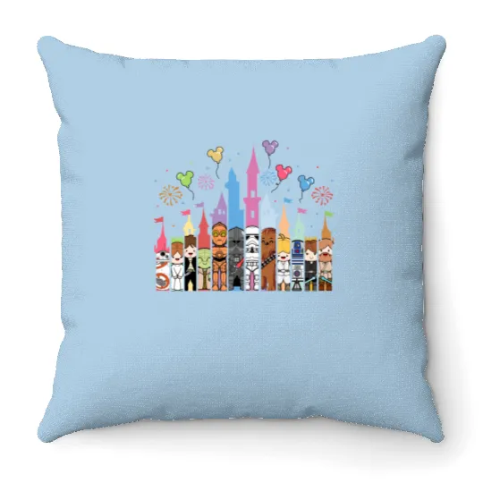 Star Wars Castle Throw Pillows, Star Wars Balloon Throw Pillows, Disney Star Wars Throw Pillows