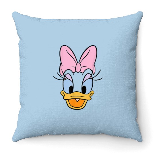 Disney Daisy Duck Big Face Throw Pillows, Daisy Duck Throw Pillows