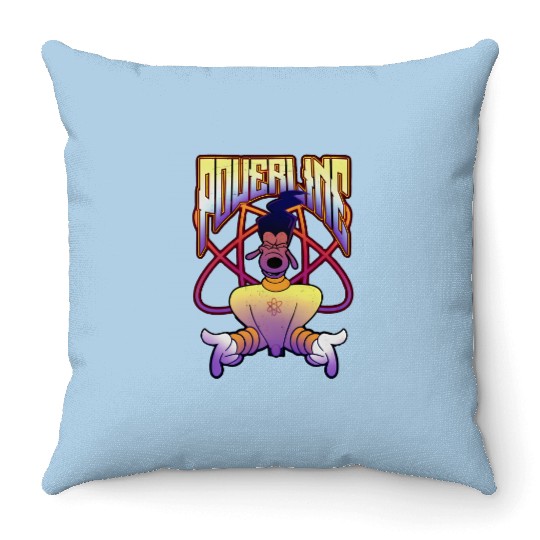 Disney Men's Goofy Movie, a Powerline Jam Throw Pillows