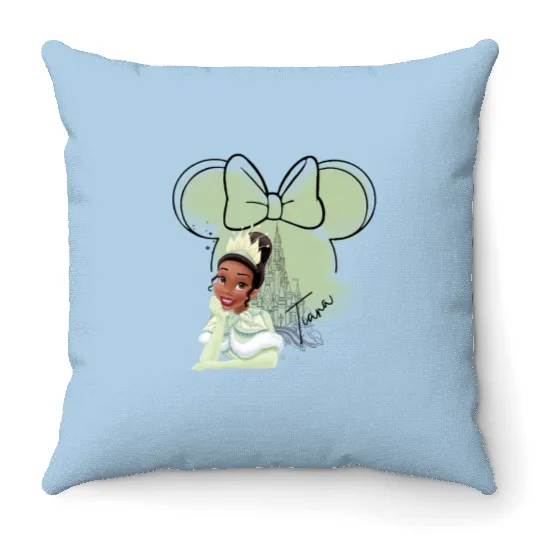 Disney Princess Tiana Castle Throw Pillows, Tiana Princess Throw Pillows