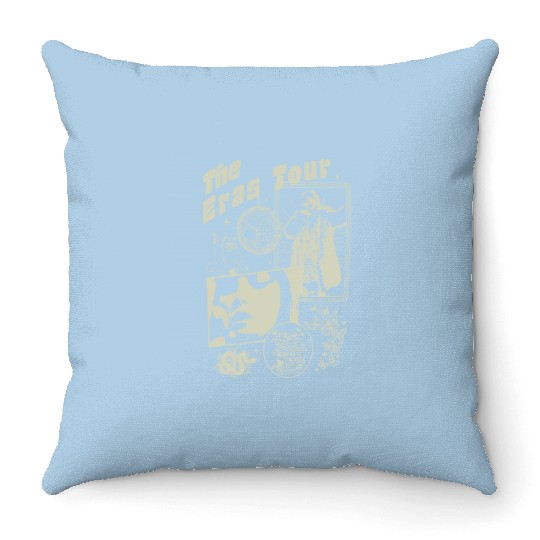 Discover Vintage The Eras Tour Throw Pillows, Taylor Merch, Midnights Taylor