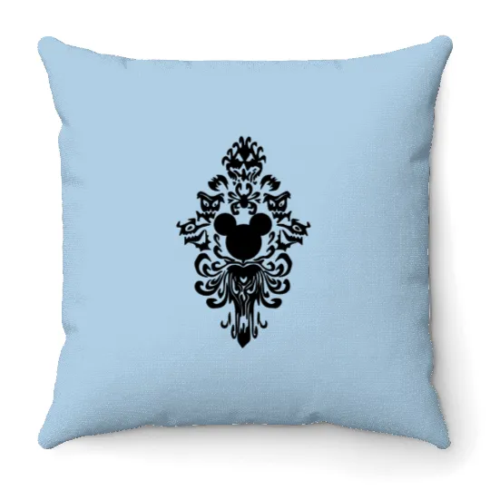 Haunted Mansion women's Throw Pillows, Disney Haunted Mansion ride